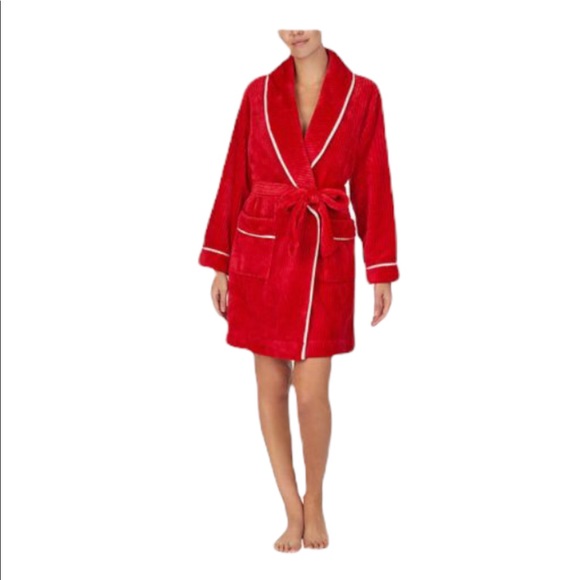 Kate Spade Chenille Wrap Long Sleeve Robe - Picture 8 of 9